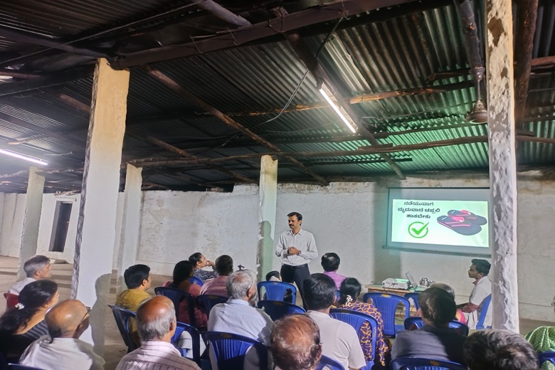 Mata visit-Local camp